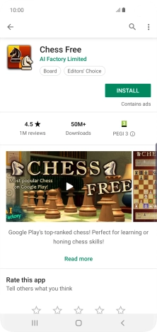 Press the Home key to return to the home screen.