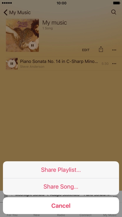 Press Share Song....