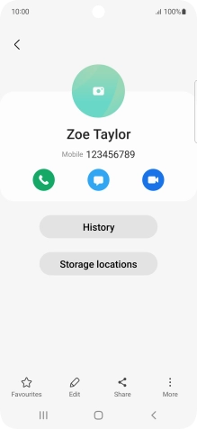 Press the Home key to return to the home screen.
