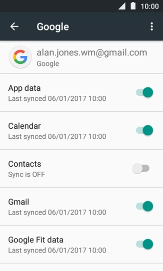 Press Contacts to turn on the function. Press Contacts to turn on the function.