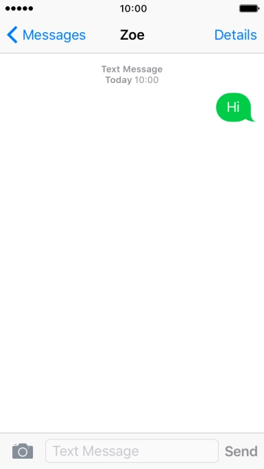 Press the Home key to return to the home screen.