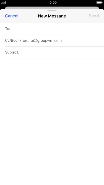 Press the field next to 