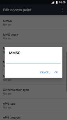 Key in http://pxt.vodafone.net.au/pxtsend and press OK.