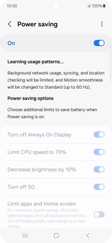 Press the Home key to return to the home screen.