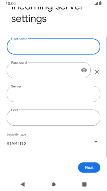 Press the field below 