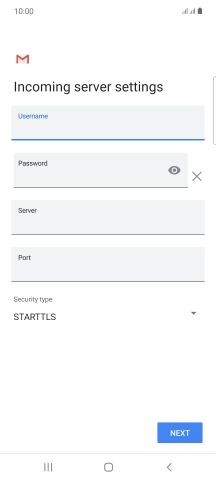 Press the field below 
