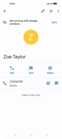 Press the Home key to return to the home screen.