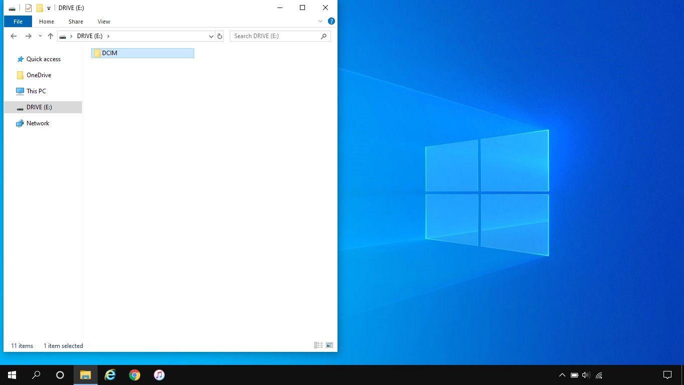 Go to the required folder in your tablet's file system.