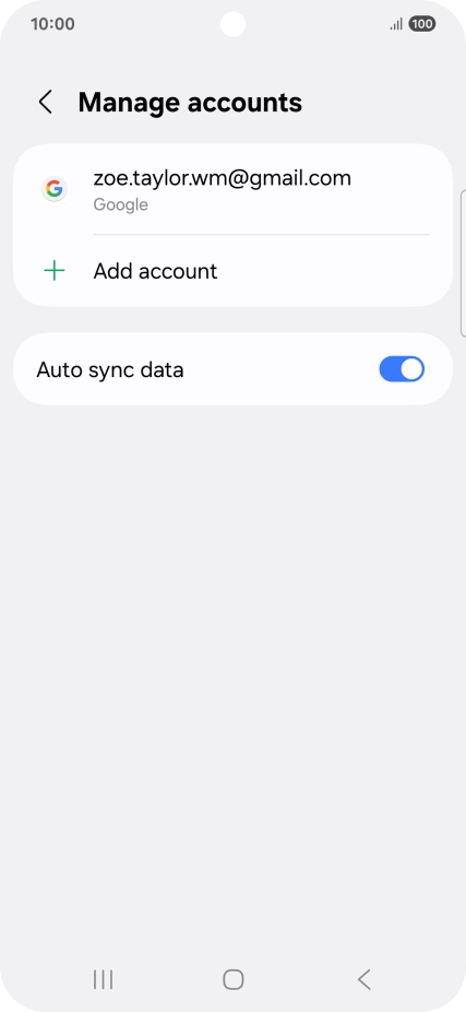 Press the Home key to return to the home screen.