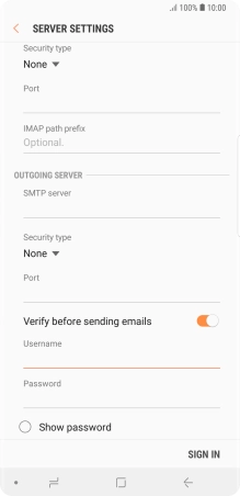 Press the field below Press the field below