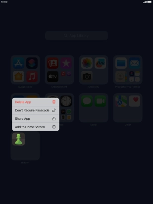 Press Don't Require Passcode.