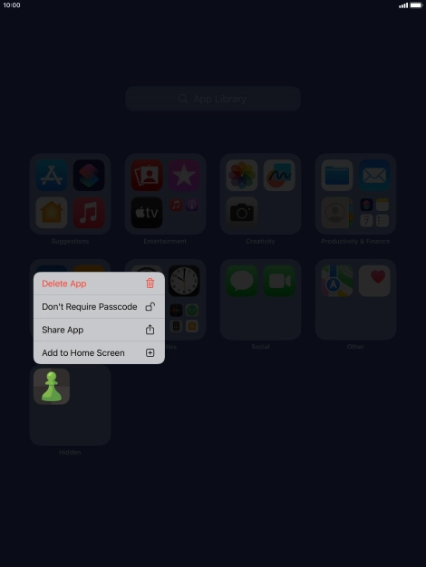 Press Don't Require Passcode.
