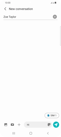 Press the picture icon. Press the picture icon.