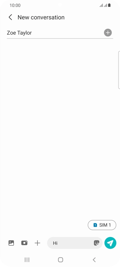 Press the picture icon. Press the picture icon.