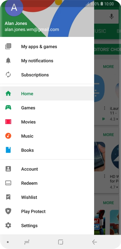 Press Settings. Press Settings.