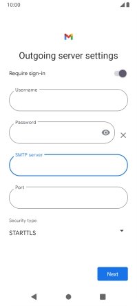 Press the field below 
