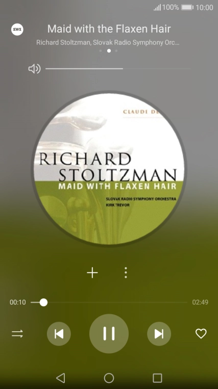 Press arrow right to go to the next audio file.