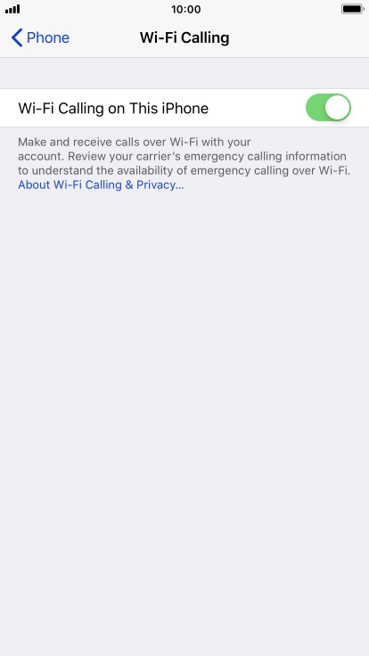Press the Home key to return to the home screen.