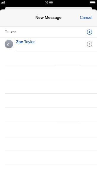 Press the required contact.