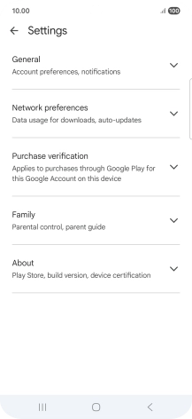 Press Network preferences.