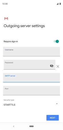 Press the field below 