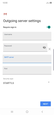 Press the field below 
