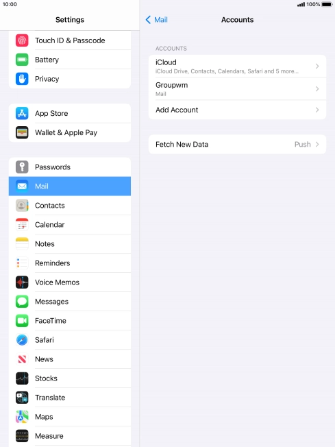 Press Fetch New Data.