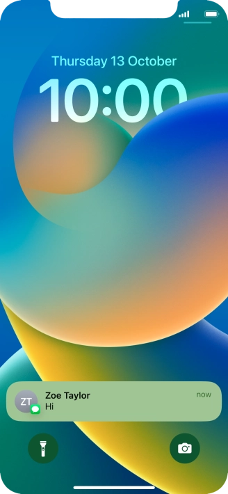 Press the required notification and follow the instructions on the screen to use the selected function.