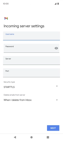 Press the field below 