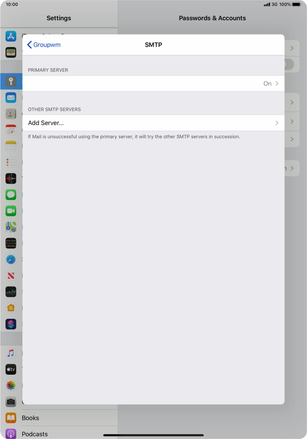 Press the field below 
