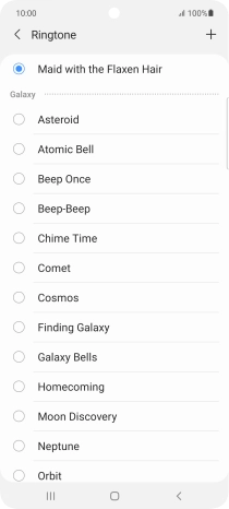 Press the Home key to return to the home screen.