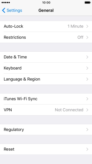 Press Language & Region.