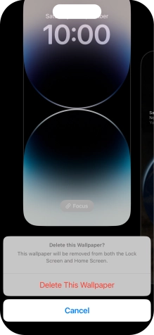Press Delete This Wallpaper.