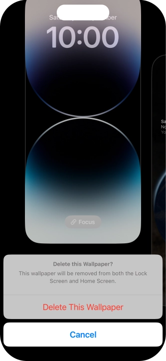 Press Delete This Wallpaper.