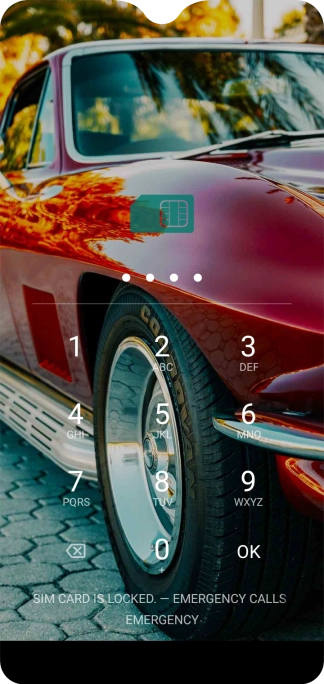 If you're asked to key in your PIN, do so and press OK.