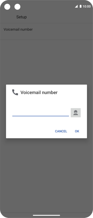 Key in +61414121121 and press OK.
