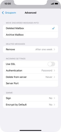 Press Authentication.