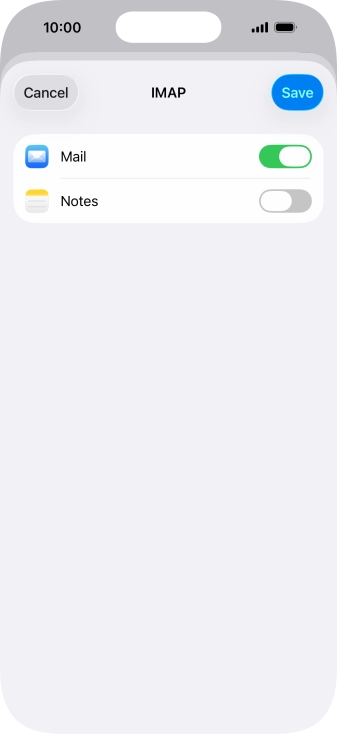 Press Save. Your email account has now been set up. To select more settings for incoming and outgoing server, proceed with the following steps.
