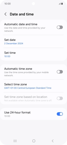 Press the indicator next to Press the indicator next to