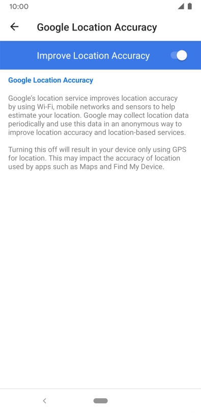 If you press the indicator next to 