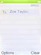 Highlight the text input field and key in the required text.
