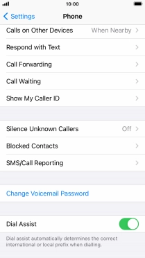 Press Silence Unknown Callers.
