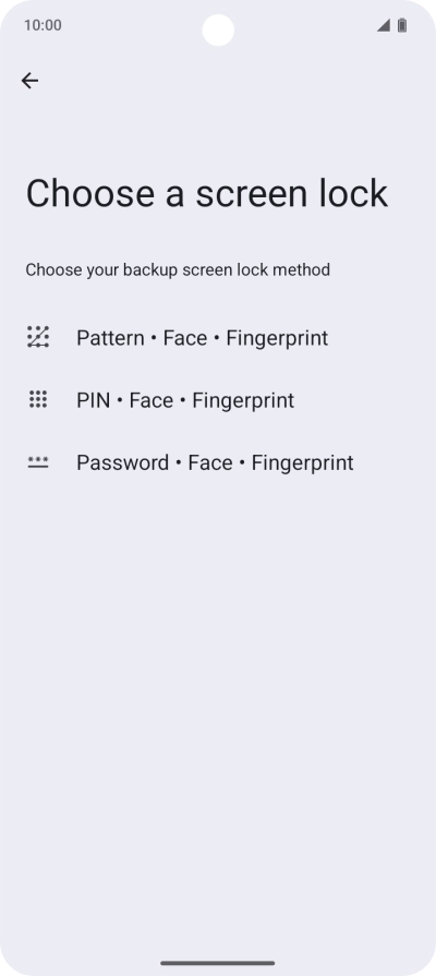 Press the required phone lock code and follow the instructions on the screen to create an additional phone lock code. Press the required phone lock code and follow the instructions on the screen to create an additional phone lock code.