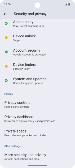 Press More security and privacy. Press More security and privacy.