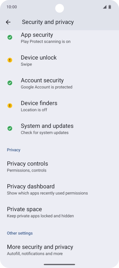 Press More security and privacy. Press More security and privacy.