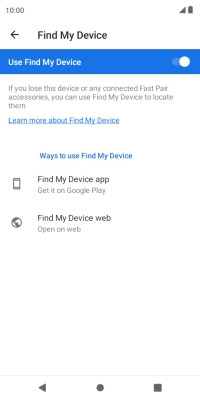 Press the Home key to return to the home screen.