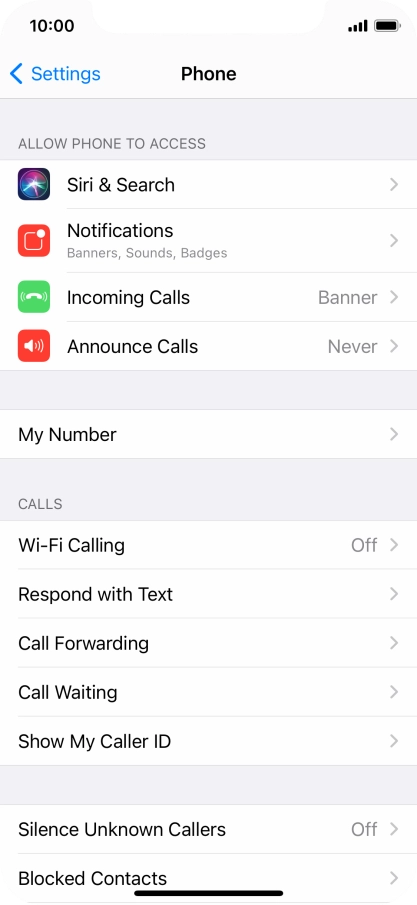 Press Silence Unknown Callers.