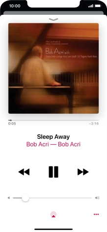 Press arrow right to go to the next audio file.