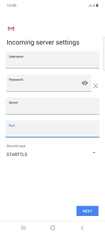 Press the drop down list below 