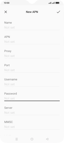 Press the field below 